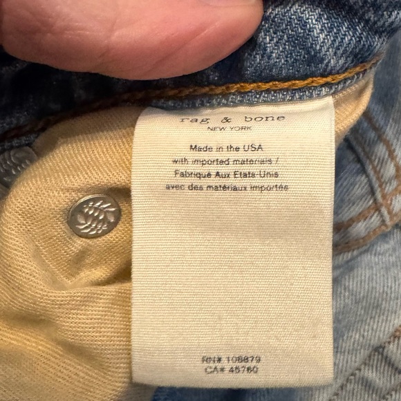 rag & bone Modele Harper Women Jeans, Size 29, 100% Cotton, Classic Jeans - Picture 12 of 15